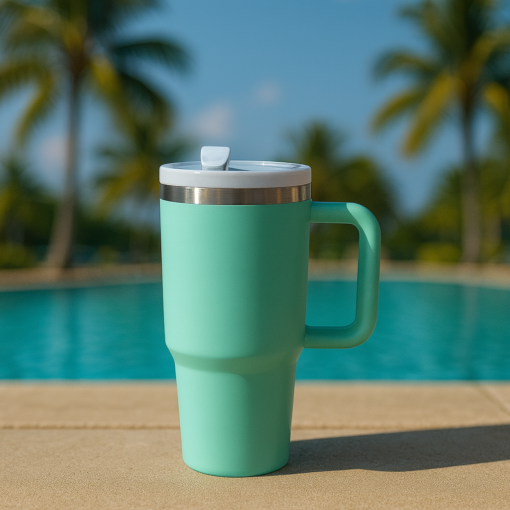 40 oz Handled Tumbler Standard Matte - Mint